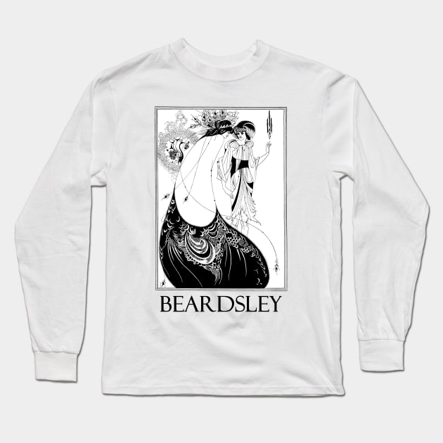 The Peacock Skirt by Aubrey Beardsley Long Sleeve T-Shirt by Naves